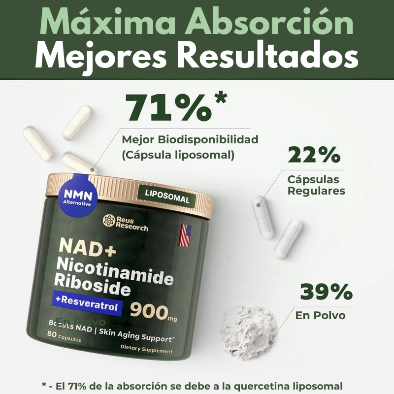 Vivarena® NAD+ de Alta Pureza Anti-Envejecimiento