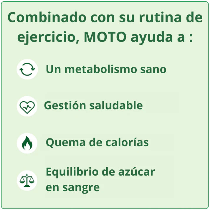 MOTO® CAPSULAS QUE ACELERAN EL METABOLISMO