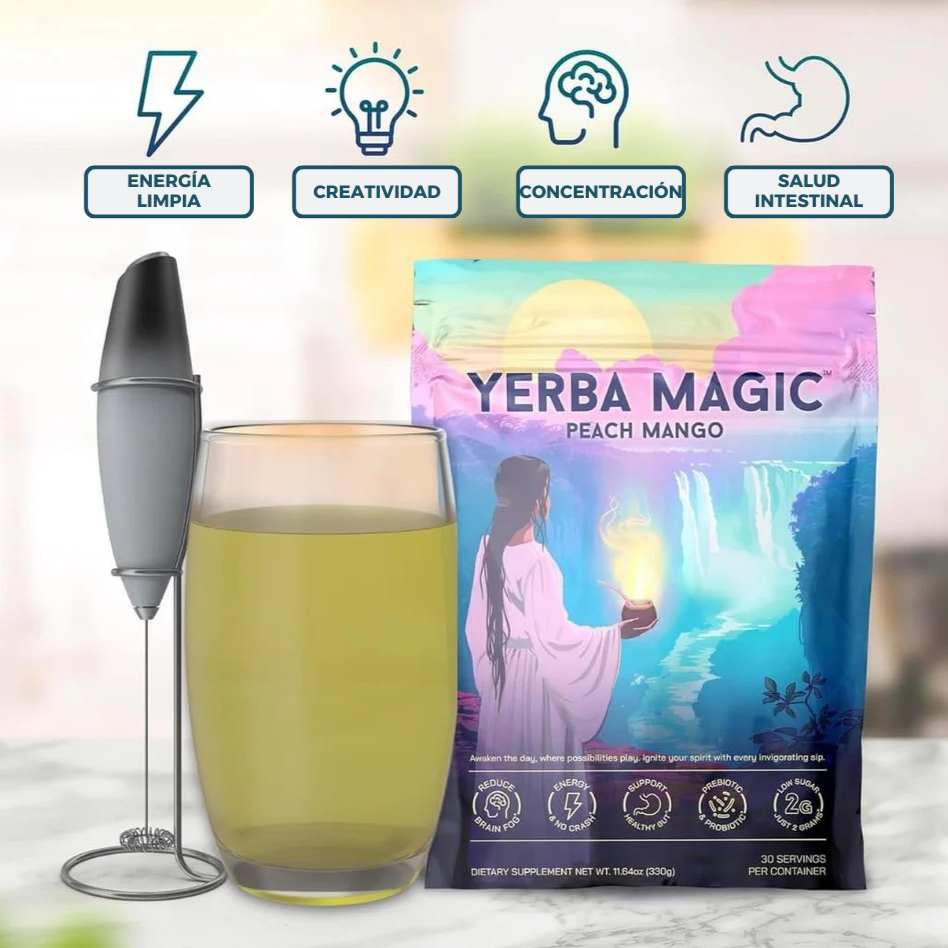Yerba Magic® Mate que reduce Antojos, Hinchazón y Fatiga