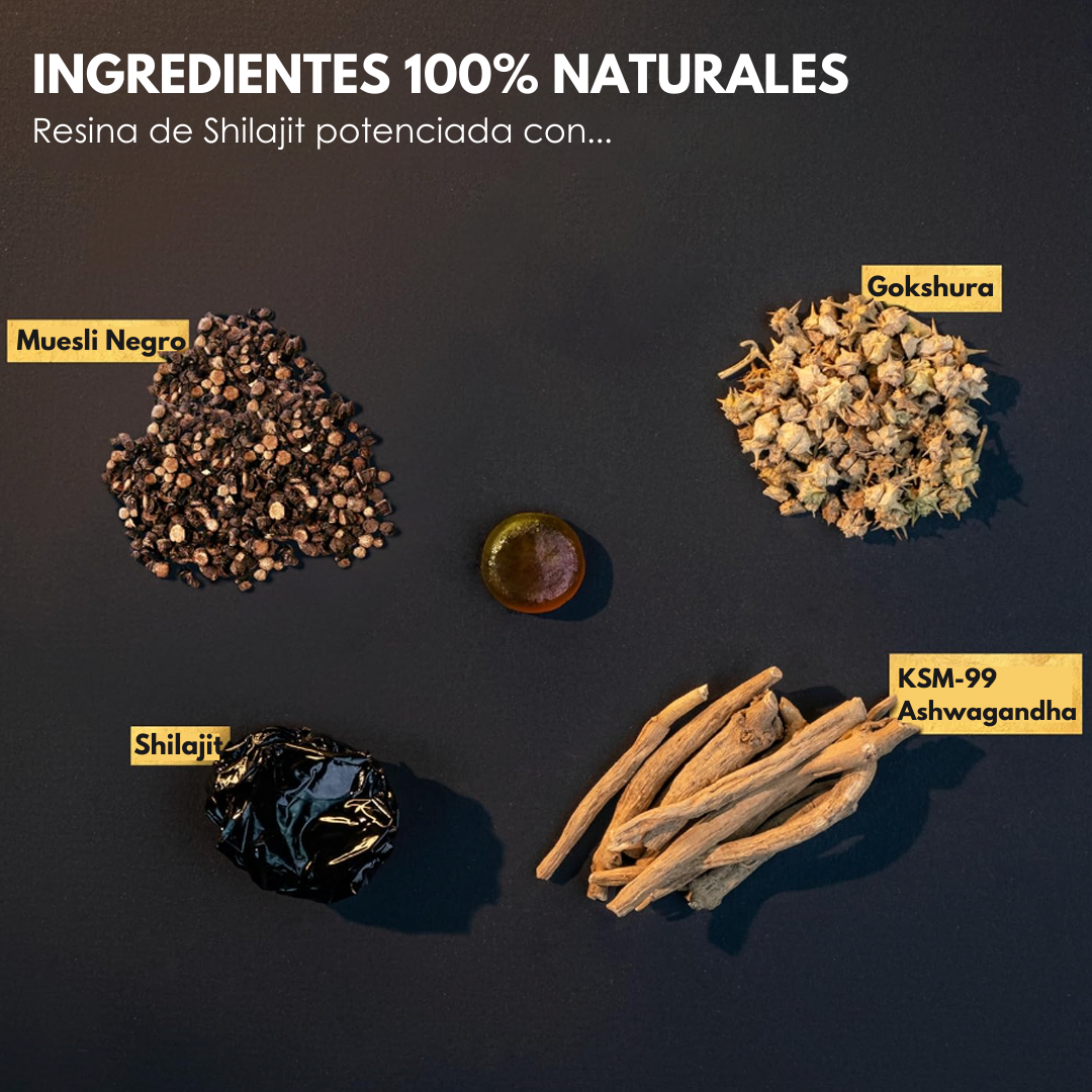 Gomitas de Silhajit Puro del Himalaya