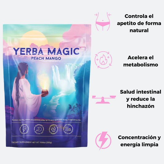 Yerba Magic® Mate que reduce Antojos, Hinchazón y Fatiga