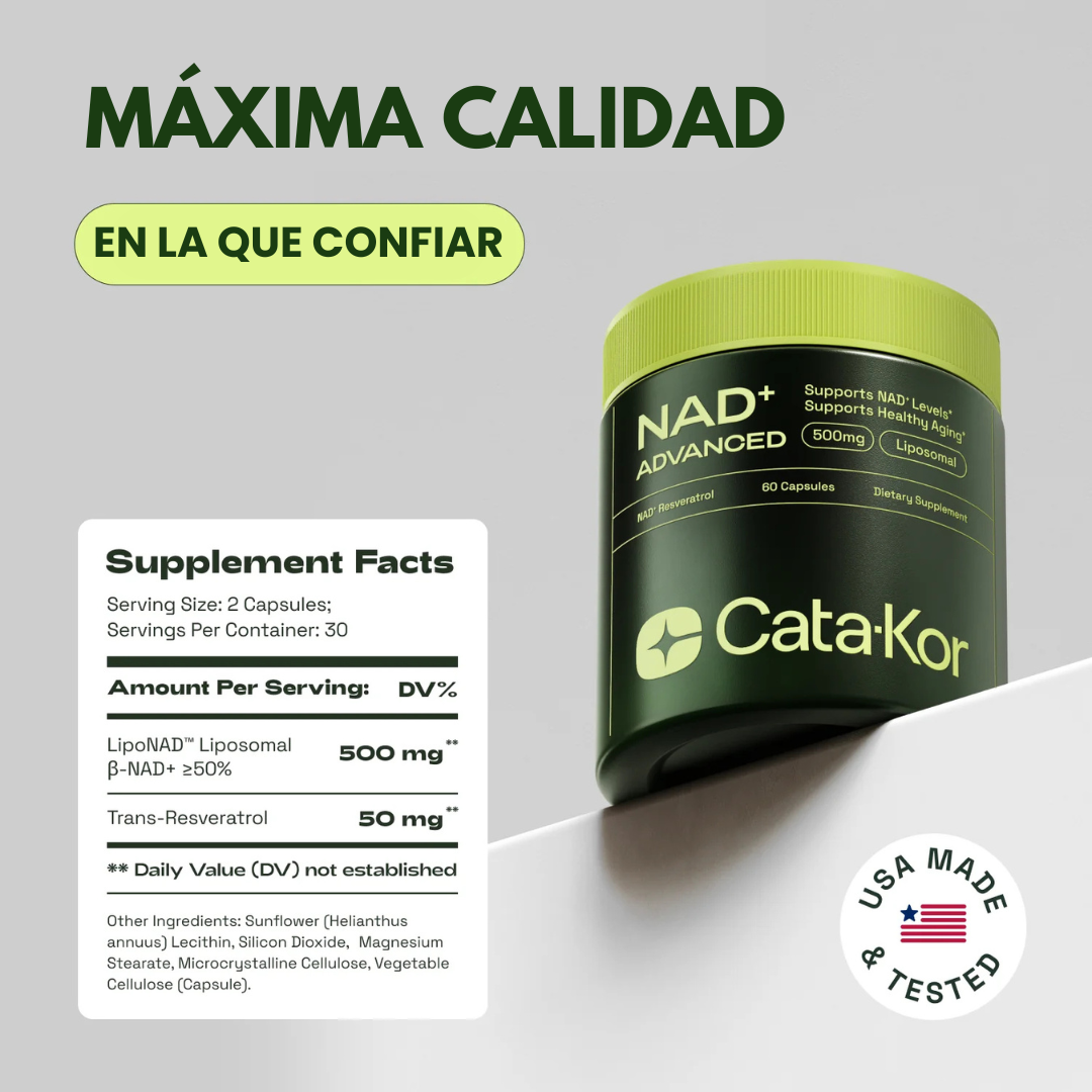 Vivarena® LipoNAD+ de Alta Pureza AntiEnvejecimiento